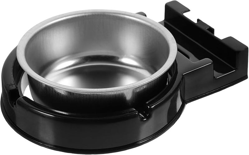 حامل جدار من الفولاذ المقاوم للصدأ، منفضة سجائر سوداء دخانية، إكسسوار للحمام، للاستخدام التجاري الداخلي - Image 1